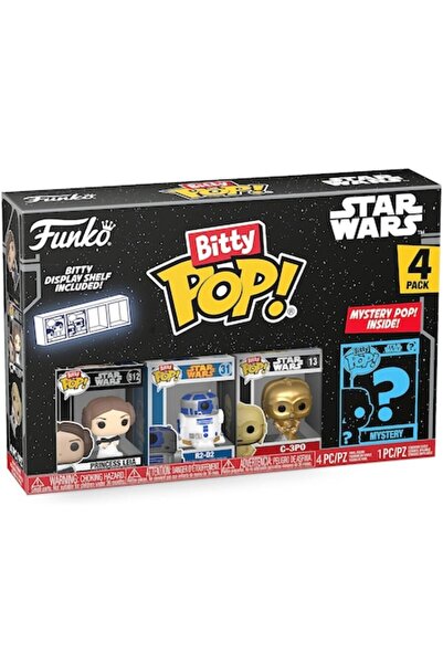 Funko Figurine Bitty Pop Pachet de 4 Star Wars Leia 2.30cm