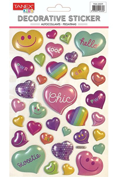 Tanex Heart Balloon Series Puffy Tag Tnx-25371