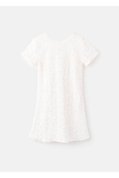 MANGO Kids Payetli mini elbise
