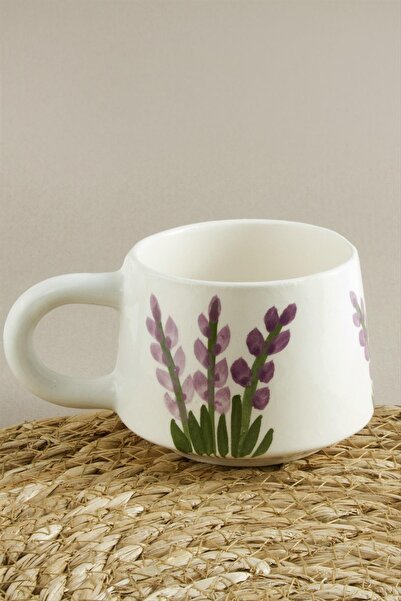 CT STONES Floral Patterned Ceramic Mug
