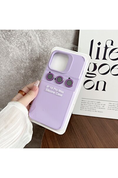 Flippy Liquid Silicone Case for Apple iPhone 15 - Purple