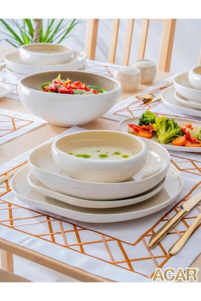 ACAR PLANET COLLECTION 29 PRÇ.PORSELEN YEMEK TAKIMI