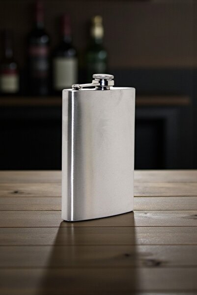 HEDİYE FİKRİ 4 oz Stainless Steel Hip Flask Camping Liquor Whiskey Cognac Flask