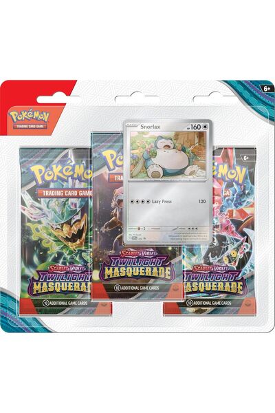 Pokemon : Scarlet and Violet 06 3 Blister Packs - Assorted