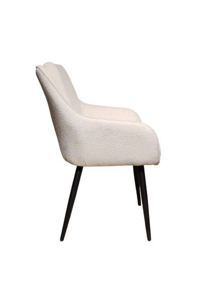 buz Scaun tapițat de bucătărie/bar/sufragerie – cadru metalic, pernă din spumă, ergonomic elegant