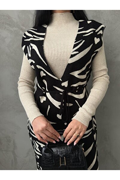 GİYSİ DÜNYASI 57 Triko Clothes Suit Sweater 2 Piece Set