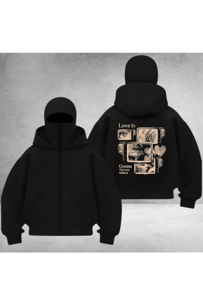 DEEFWEAR με τύπωμα Φούτερ Balaclava Unisex