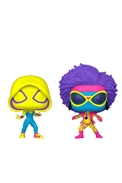 Funko 2 Pack: Marvel Spider-Man Across the Spider-Verse - Spider-Gwen & Spider-Woman (Blacklight Exc