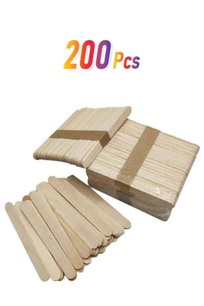Generic Pack Of 200 Wooden Tongue Depressor Stick Wooden