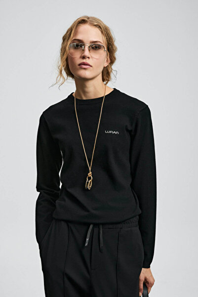 Lufian Hoper Black Women's Sweater 122090038