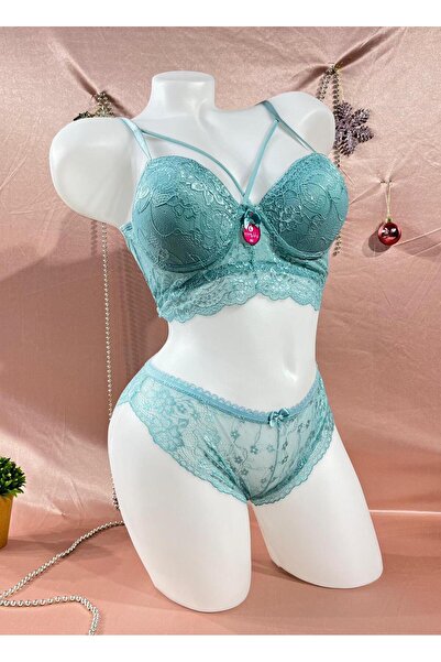 DEFORA Padded Lace Bra Set