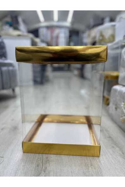 Üstünel Tekstil Dowery Box, Acetate Box, Large Size, Double Lid Acetate Box (1 Piece)