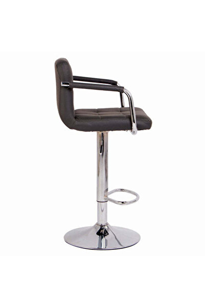 buz Scaun de bar reglabil negru (116 x 43 cm)