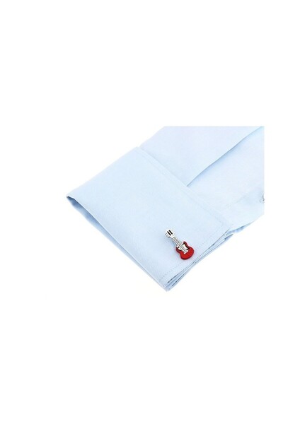 OEM Red Electric Guitar Cufflinks