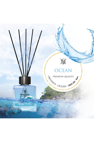Mislina Reed Diffuser 110 ml (Ocean) - Ocean Fresh Scent