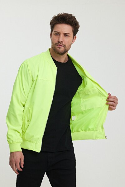 İLKCET MODA Jachetă normală pentru bărbați, rezistentă la apă