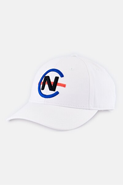 Nautica Men Embroidered Logo Adjustable Cap, White