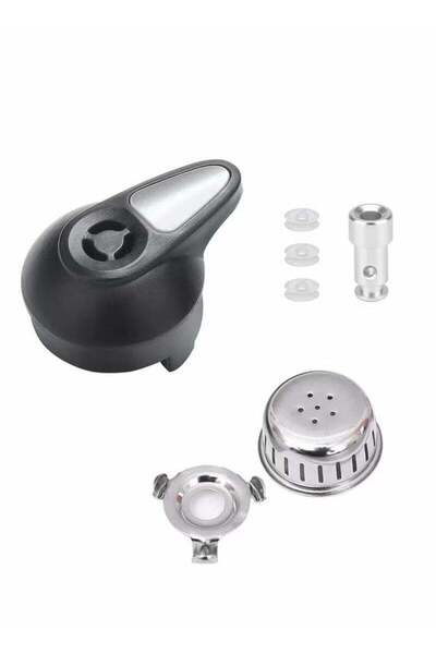 Generic Steam Valve Pressure Cooker Valve Replacement Part Accessories with 3 Silicone Caps