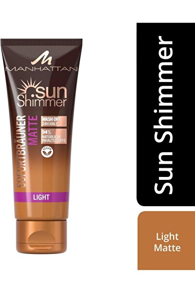MANHATTAN صن شيمر سوفورت بيور مات لايت للحصول على سمرة خالية من العيوب تدوم ح...
