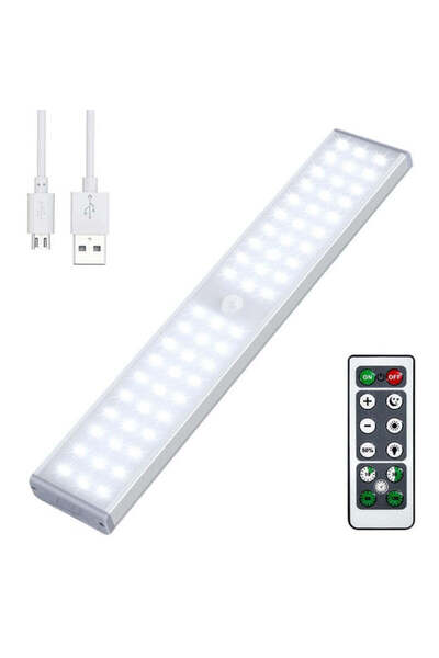 buz Lampă LED inteligentă cu senzori de mișcare, încărcare USB, suport magnet...