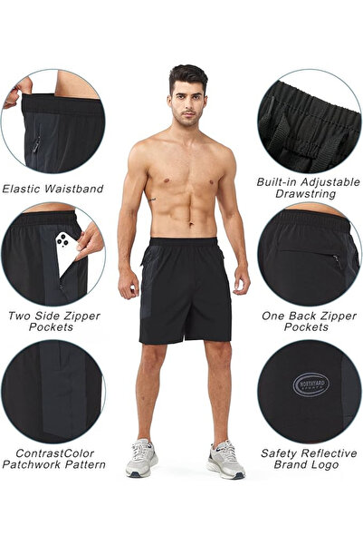 OEM Men's thermal sports shorts, black S