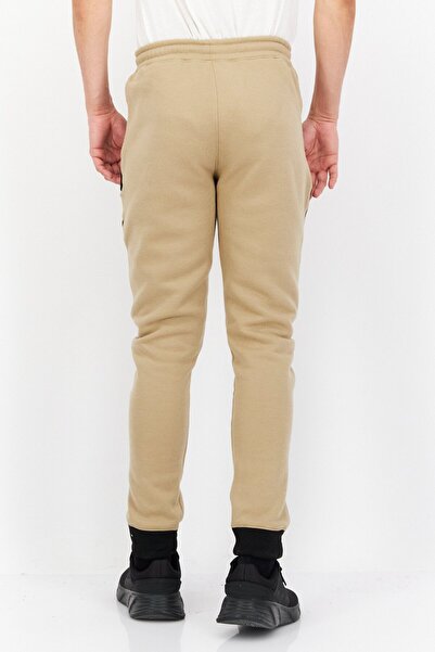Burnside Men Regular Fit Solid Jogger Pants, Beige