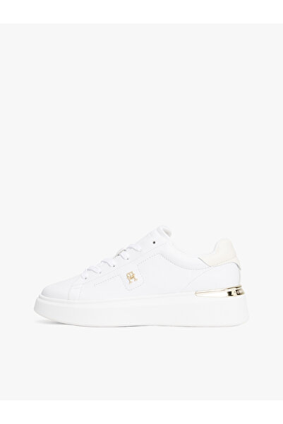 Tommy Hilfiger TH FASHION COURT SNEAKER Kadın Beyaz Spor Ayakkabı - FW0FW08631