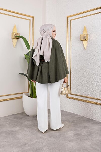 Ş&A BOUTIQE Hijab Poncho - Green