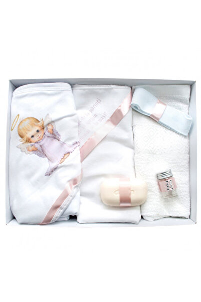 OEM Set botez (6 piese) personalizat cu text cu imprimeu - „Rădăcini și aripi...