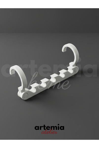 Artemia Home Katlanabilir Askı Düzenleyici | Dolap Alan Tasarruf Askılığı | Ç...