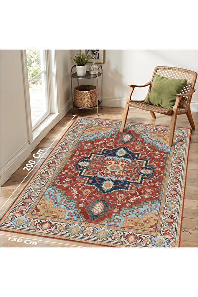 Home Soul Heritage Rug in Bold Colors | Haris Serabi Pattern