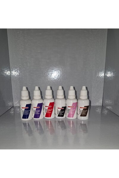 ŞEKER & SUGAR 6'lı SET SIVI GIDA BOYASI (20gr x 6 adet)