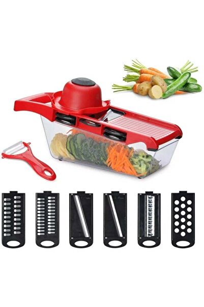 Generic DubaiGallery Vegetable cutter Potato cutter Cut up vegetables and fruit fast and evenly 9 in 1 adju