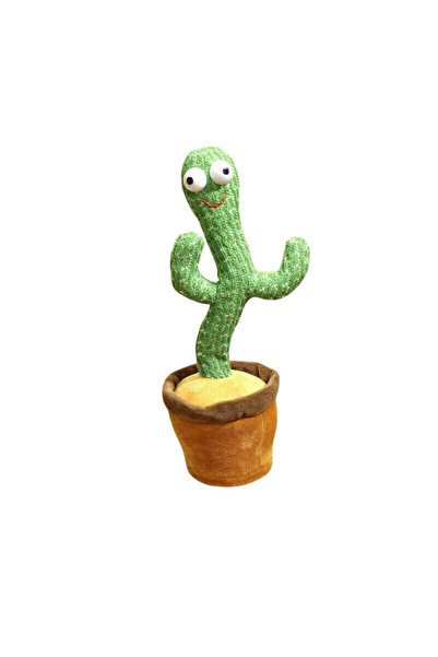 buz Interactive plush toy — dancing cactus, battery-powered, voice repeat