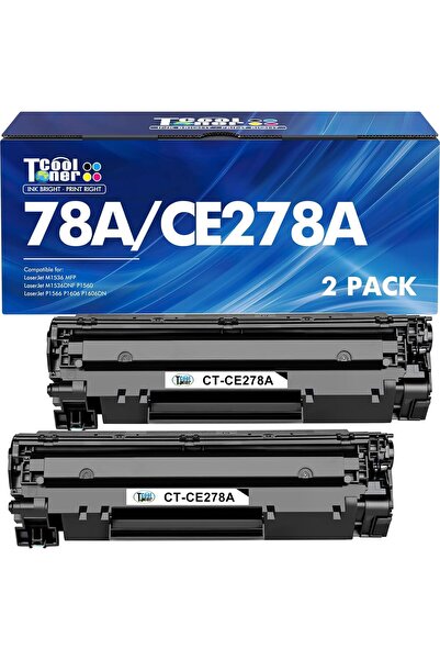 HP CE278A TONER Laserjet P1606dn 1536dnf MFP M1536dnf 1606dn P1606 P1566 P156...