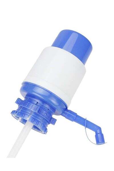 Generic مضخة مياه يدوية بالضغط اليدوي باللون الأزرق/الأبيض