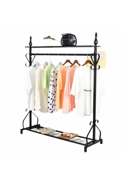 buz Suport pentru haine, suport pentru haine și suport pentru pantofi cu cadr...