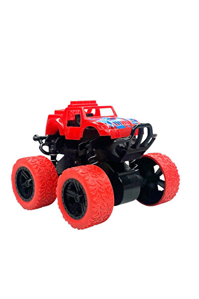 buz Mașină off-road pentru copii, monster truck, rotație 360 ​​de grade, roșie