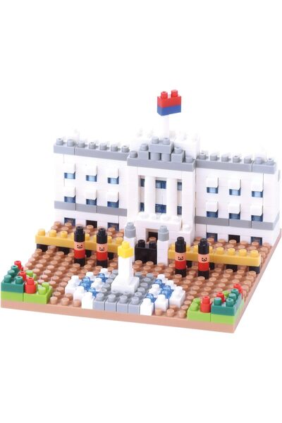 Kawada nanoblock NBH-104 Buckingham Palace Mini Building Block 3D Puzzle - 310 Pieces