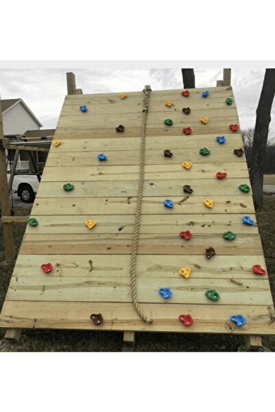 buz Children's Climbing Holds Set, 10 Pieces, Outdoor