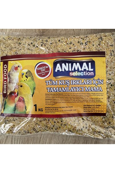 animal selection Tüm Kuşlar İçin Tamamlayıcı Mama 1 KG