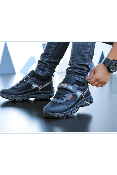 onexsports Детски унисекс водоустойчиви спортни обувки с велкро за трекинг и ...