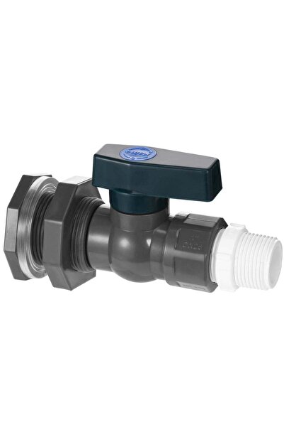 Generic 3/4" PVC Rain Bucket Diverter Kit with Bulkhead Fitting, Hose Faucet Adapter, and Thread Sealing Ta