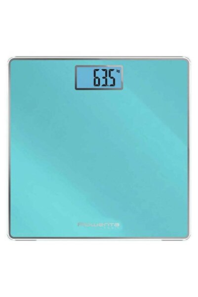 Generic ميزان حمام رقمي من تيفال كلاسيك، حتى 160 كجم، زجاج مقسّى أزرق