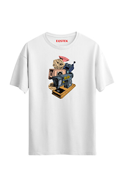 Eastek تصميم ماكينة الخياطة مطبوع ، تي شيرت رجالي ، تي شيرت نسائي ، تي شيرت ل...