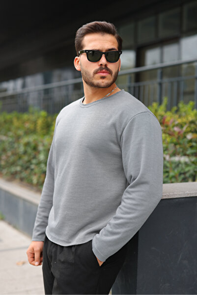 BY İMPALA MODA Shallow Oversize Ripped Short Waist Sweater