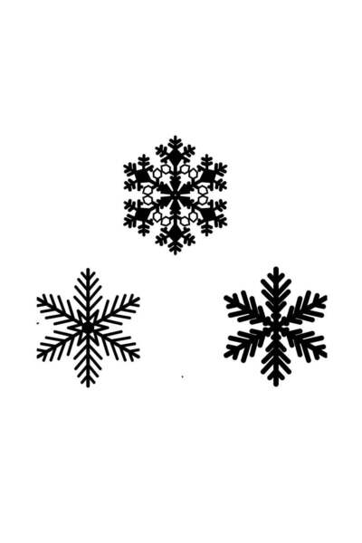 buz Metal Christmas wall decoration, snowflake model