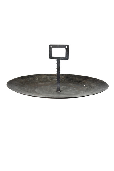 buz Curved / Deep Steel Grill Disc 46 cm with Handle