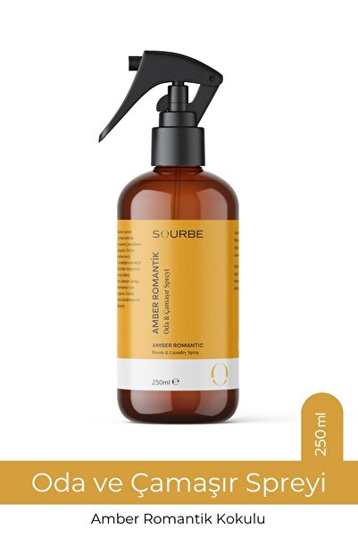 SOURBE Amber Romantik Oda ve Çamaşır Spreyi Oda Kokusu Room Spray 250ml