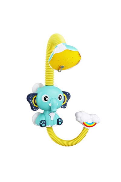 buz Jucărie de baie pentru bebeluși și copii cu 4 ventuze, tip duș, 36+ luni, galbenă